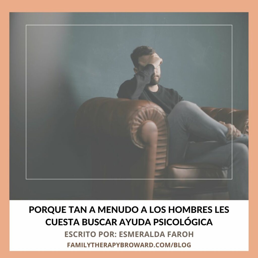 Porque tan a menudo a los hombres les cuesta buscar ayuda psicológica